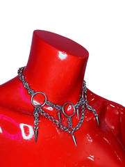 Jade Chain Mail Necklace - Kettamin B