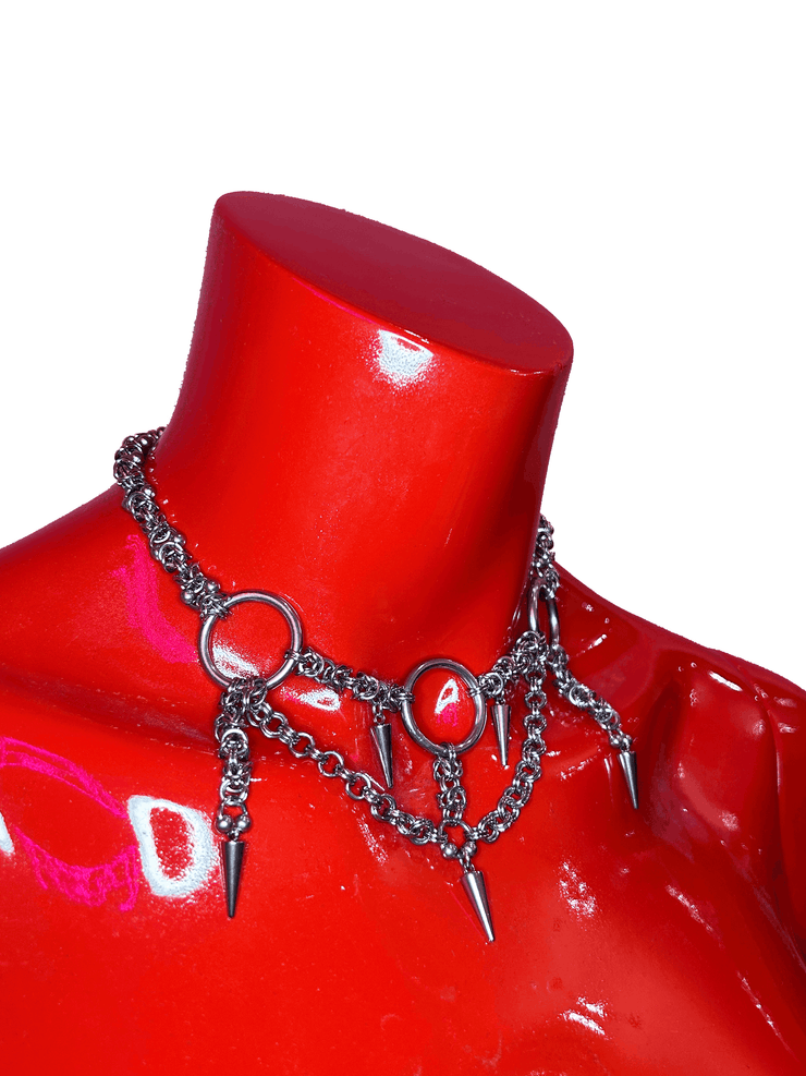 Jade Chain Mail Necklace - Kettamin B